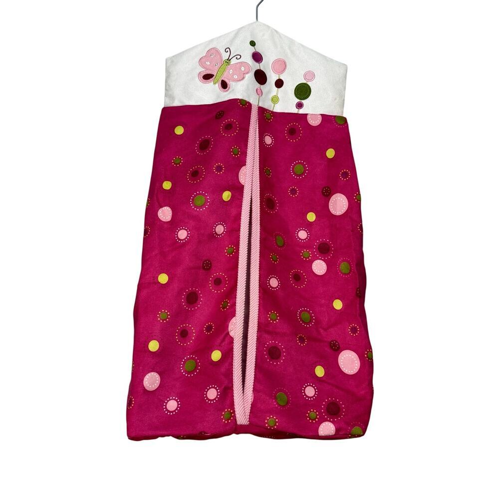 Lambs & Ivy Butterfly Polka Dot Hanging Diaper‎ Holder